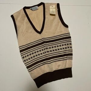 NWT 70s Vintage Sweater Vest